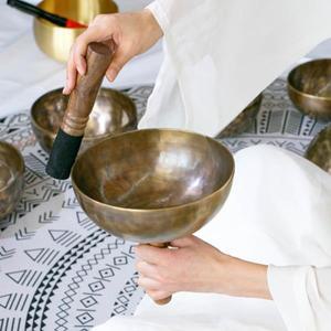 티베트 사운드 볼, 핸드헬드 기도 노래 분리형 명상 요가 음악 타악기, 휴식