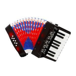 17 키 8베이스 아코디언 104 뮤지컬 피아노 장난감 리듬 훈련 스프링 Muaical Instrument