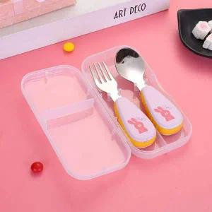 [골드스마일]유아용 수저 포크 세트캐릭터 유아숟가락