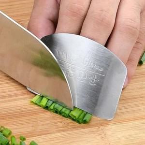 1Pcs 스테인레스 스틸 주방 도구 손 손가락 보호기 칼 컷 슬라이스 안전 가드