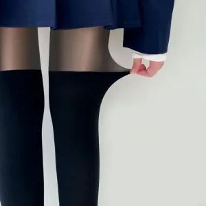 런웨이브 쫀쫀한 투톤사계절 골프 스타킹