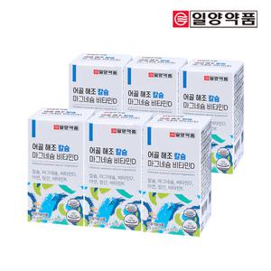 어골 해조 칼슘 마그네슘 비타민D 비타민K 60정 6개