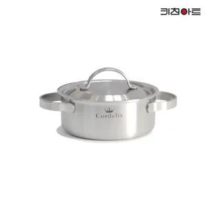 키친아트 코델리아 통5중 스텐레스 IH 인덕션호환 양수냄비 16cm