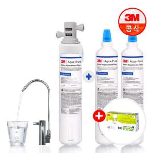 [미세플라스틱 제거] 3M 직수형 정수기 Aqua Pure 본품 (USF-C2)+리필필터2개