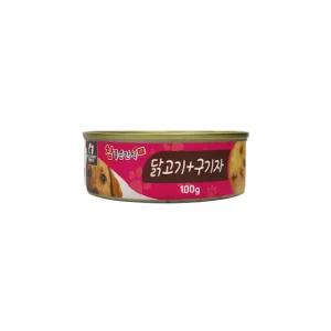 강아지 통조림 캔 간식 참좋은간식 닭고기+구기자 강아지죽 스프