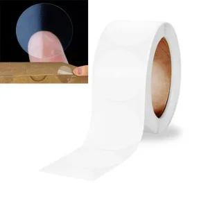 고품질 원형 투명 포장 씰링 박스 밀봉 스티커 25mm 500P 씰링스티커 실링스티커 대용량스티커 (WFJE9TY)