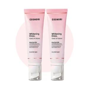 코스노리 화이트닝 드레스 톤업 미백 크림 50ml 2개