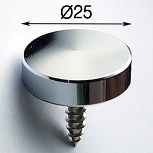 1단장식 다보볼트 25Ø 은색평형 (대포피스형)