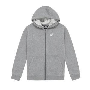 나이키 NSW 클럽 K 기모 여성 후드 집업 그레이 BV3699-091
