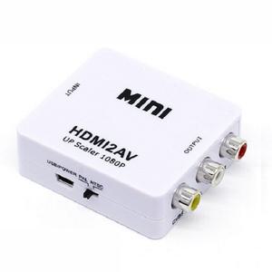 HDMI비디오컨버터 HDMI2AV HDMI to 3RCA 영상 오디오 변환 연결 출력