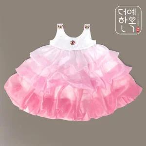 [보리보리/더예한복]QT10-05 핑크공주 속치마 3단