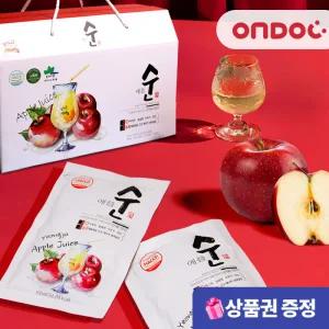 [롯데백화점]온도씨 하루한포 통째로 영주 사과즙 4box (100mlx120포)