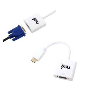 넥시 HDMI to VGA/RGB/D-SUB 변환컨버터/젠더/케이블 NX358