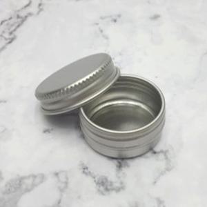 10g 알루미늄공병 원형 여행용 화장품 크림 립밤 오일 소분용기 로션 휴대 미니 소량 소분통 틴케이스