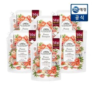 르샤트라 고농축 섬유유연제 피오니부케 1.6L x 6개