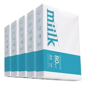 한국제지 Milk 밀크 A4용지 복사 에이포 용지 복사지 대용량 80g 2500매