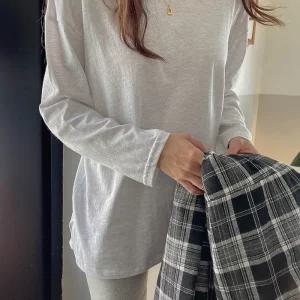 [코코블랑] 터닝 루즈핏 트임 티셔츠