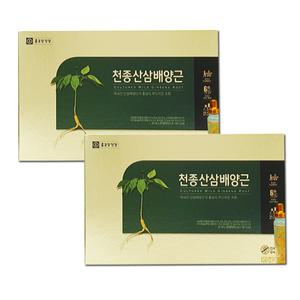 종근당 천종산삼 배양근 30병 2박스 산삼액 액기스 부모님 선물
