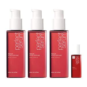 미쟝센 퍼펙트 세럼 로즈퍼퓸, 80ml, 3개 + 증정 (세럼 슈퍼리치 30ml , 1개)