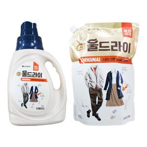 엘지 테크 울세제 울드라이 중성세제 용기1개 리필1개