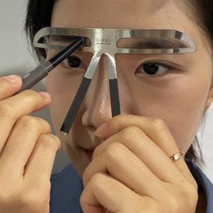 그리기편한 일자눈썹틀 스텐스틸 예쁜눈썹 대고그리는 여자눈썹가이드