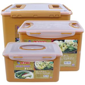 지오리빙 누름김치통 밀폐용기 6L~20L 김장 반찬통 동치미 물김치 대용량 반찬통
