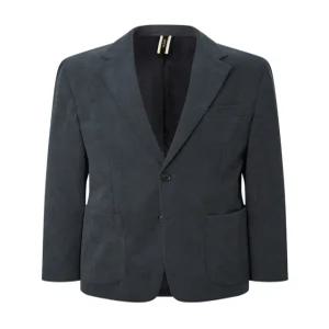 헤지스 남성 24FW [CORDUROY] 그린 폴리 코듀로이 셋업 자켓 HZJA4D402E3