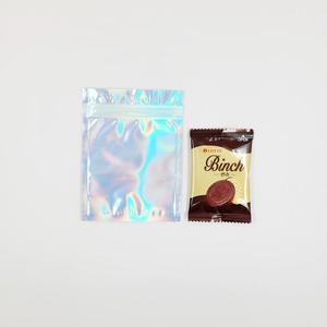 비닐포장지 진열용 9cm 봉투 X 예쁜 그라데이션 지퍼백 12cm 고급 악세사리포장