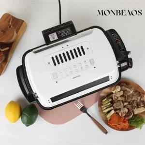 몽비오스 국산 멀티 양면그릴 전기 그릴 직화 생선구이기 가정용 업소용 캠핑용 DW-G1000MOS
