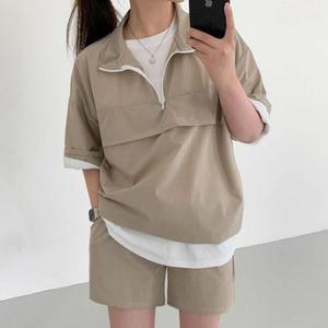 [KGPQW0HN_4B]여성 반팔 트레이닝세트 아노락세트