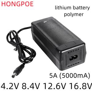 18650 배터리 충전기 어댑터 전원 2 색 작동 표시등 리튬 4.2V 8.4V 12.6V 13.8V 16.8V 3A 5A 10A