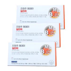 진정주 원데이 멀티팩 30포 X 3박스 멀티영양제 종합비타민 하루한포 올인원 영양제 진약사