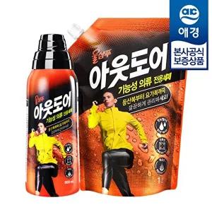 [애경][비밀] 울샴푸 중성세제 아웃도어 800ml +리필 1L