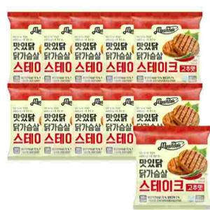 대량 마트 닭가슴살 맛있닭 스테이크 고추 100g