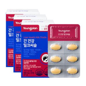 영진약품 간 건강 밀크씨슬 비타민B 900mg 90정 -실리마린 비오틴 고함량