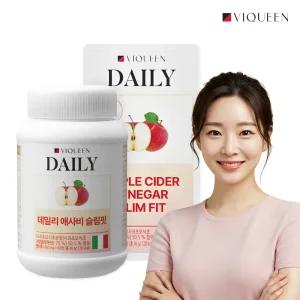 바이퀸 데일리 유기농 애사비 슬림핏 정 애플사이다비니거 유기산 알약 60정 1박스