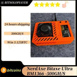 NerdAxe Bitaxe 울트라 BM1366 Asic 칩 풀 키트, Lilygo 디스플레이, 비트코인 ASIC 마이크로 솔로 복권 채