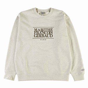 [마리떼프랑소와저버]마리떼 클래식 로고 스 셔츠 오트밀 MFG45CSW201OTM