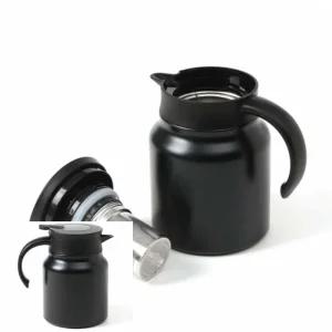 온도표시 보온주전자 900ml 블랙 보리차주전자 보냉병