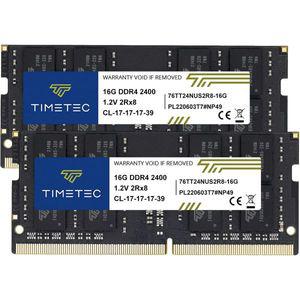 Timetec 32GB KIT(2x16GB) DDR4 2400MHz PC4-19200 Non-ECC 언버퍼 1.2V CL17 2Rx8 듀얼 랭크 260 핀 SODIM