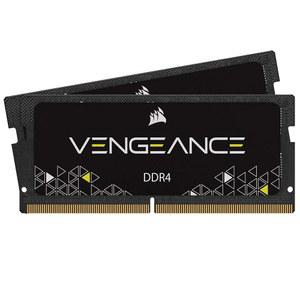 Corsair Vengeance 성능 SODIMM 64GB(2x32GB) DDR4 3200MHz CL22 AMD Ryzen 4000 시리즈 노트북 메모리용 버퍼링 없음 - 블랙