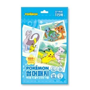 포켓몬 모기/해충 기피 스티커 캠핑 어린이 썸머패치 115매