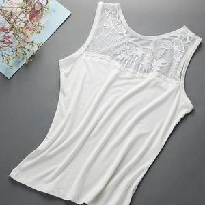 [HYFG2899_56]레이스 모달나시 나시티 이너나시 프릴 탑