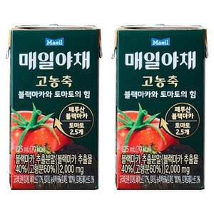 블랙마카와 토마토의 힘 125mlx24팩 블랙마카 토마토 블랙마카토마토 건강주스 과채주스