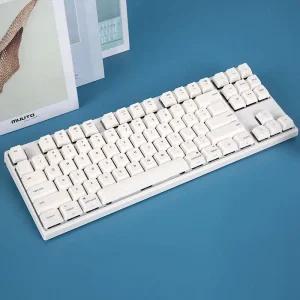 바밀로 Mac 기계식 키보드 밀키화이트 87/108키 듀얼 핫 플러그 게이밍