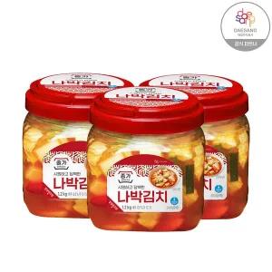 [보리보리/종가집]종가집 담백한 나박김치1.2kg(PET)X3