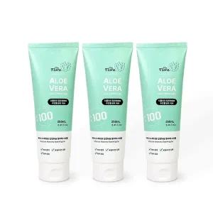 더플로라 알로에베라 수딩젤(튜브형) 250ml-3개 보습 진정 수분크림