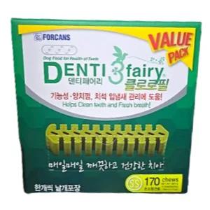포켄스 덴티페어리 클로로필 벨류팩 강아지 덴탈껌 SS 170개입 860g