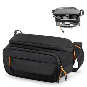 [미국배송] CWATCUN 카메라 슬링백 소형 니콘 크로스바디 카메라용 케이스 DSLR 사진 가방 컴팩트 DSLR/SLR/미러리스 캐논 숄더백 지갑 후지 소니