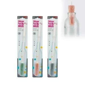 작은병솔 실리콘 물병 세척 브러쉬